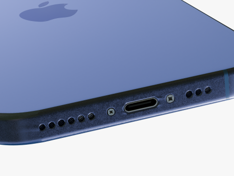 Apple iPhone 16 Ultramarine 3D Model