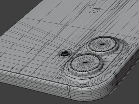 Apple iPhone 16 Ultramarine 3D Model