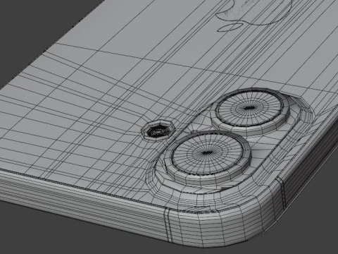 Apple iPhone 16 Ultramarine 3D Model
