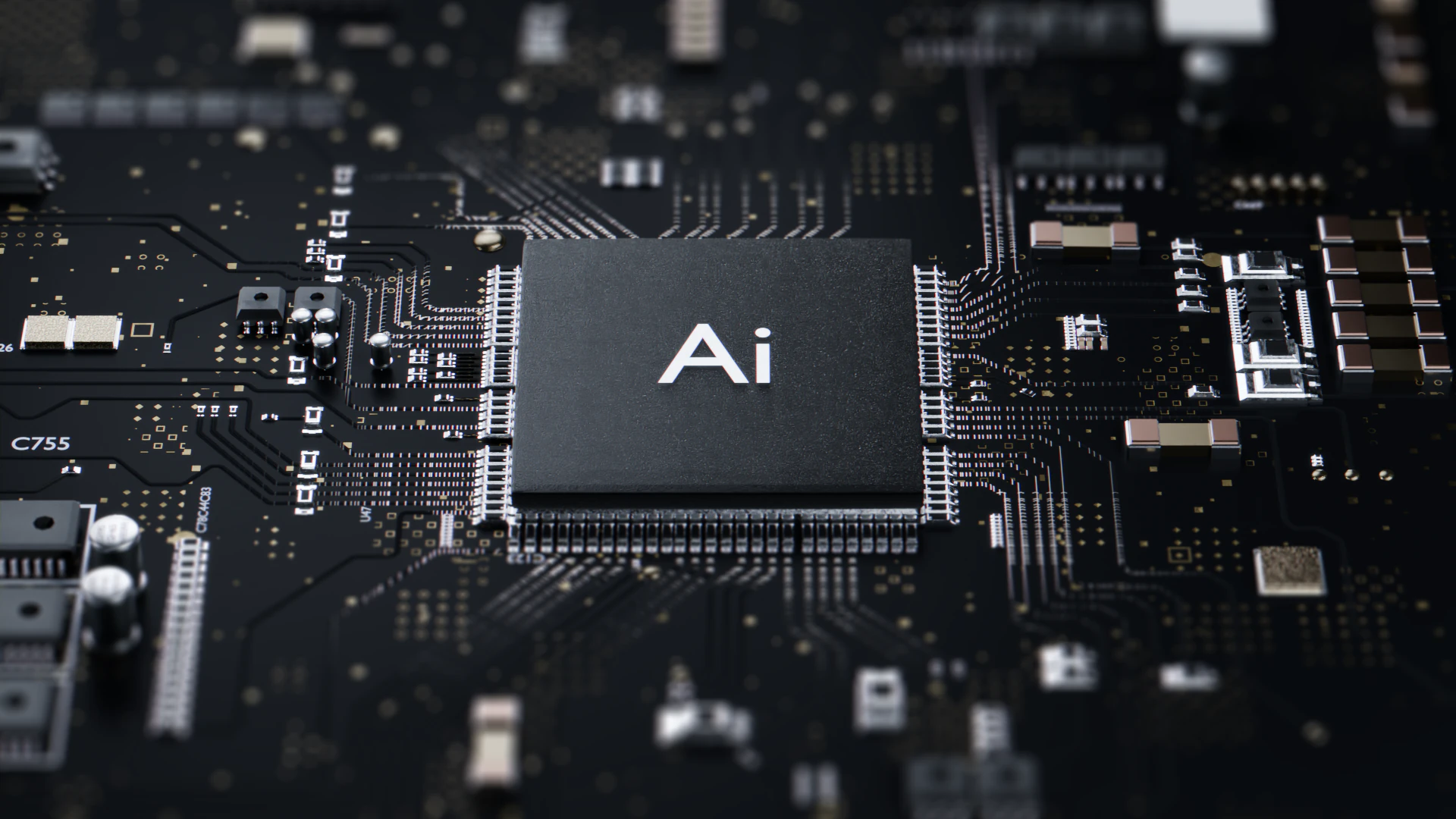 Circuit Board 3D Model .c4d .max .obj .3ds .fbx .stl .blend 