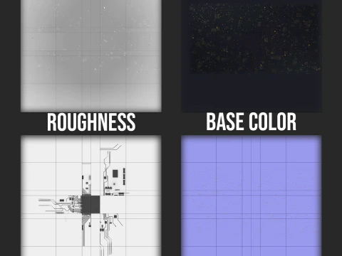 Circuit Board 3D Model