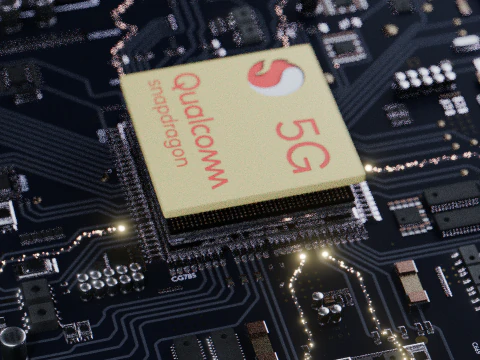 CPU 컨셉 칩 코어 3D 모델