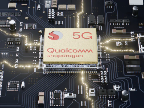 CPU 컨셉 칩 코어 3D 모델