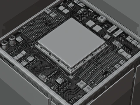 CPU CONCEPT 3D Model
