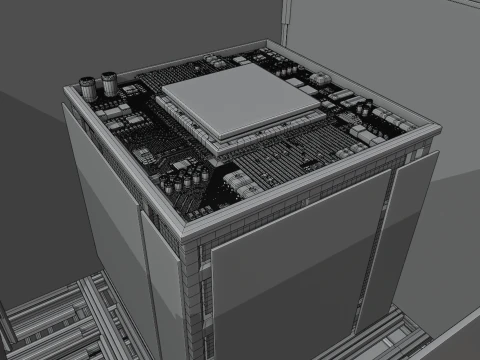 CPU CONCEPT 3D Model