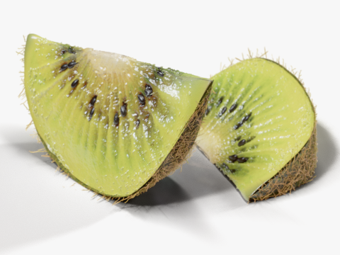 Realistic Kiwi Collection 3D Modell