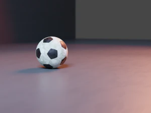 High Quality Soccer Ball Model 3D Model