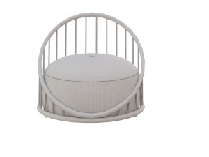 Cask sofa 3D Model