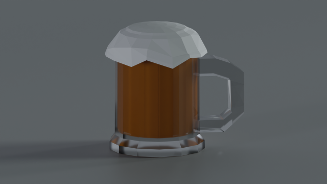 3D Beer 3D Modell .c4d .max .obj .3ds .fbx .stl .blend