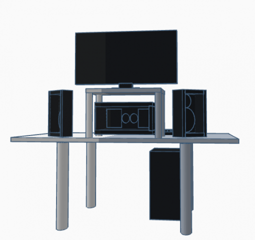 Pc or Domestic Computer 3D Model .c4d .max .obj .3ds .fbx .stl .blend 