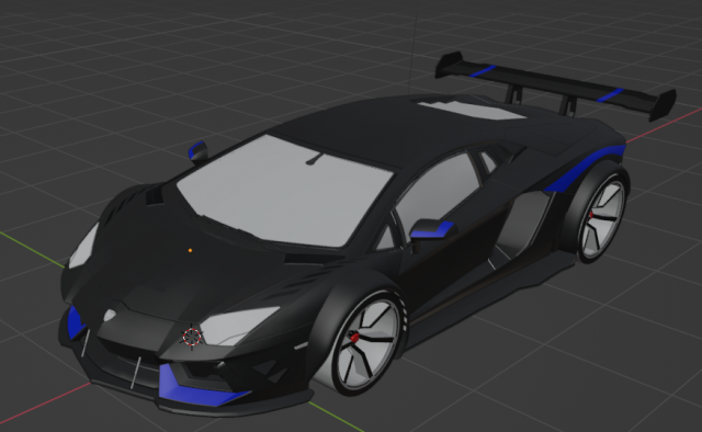Very cool sport Car Modelo 3D .c4d .max .obj .3ds .fbx .stl .blend 