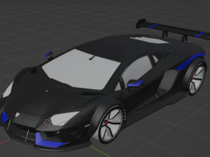 Voiture de sport tr&egrave;s cool Modèle 3D