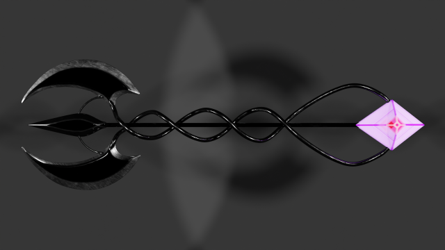Tridente 3D Model .c4d .max .obj .3ds .fbx .stl .blend 