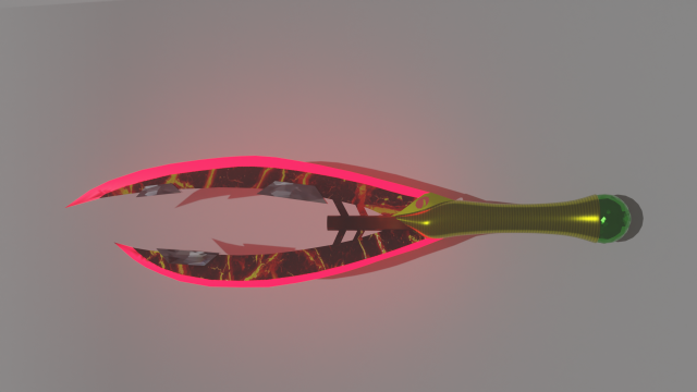 SaberGun 3D Модель .c4d .max .obj .3ds .fbx .stl .blend 