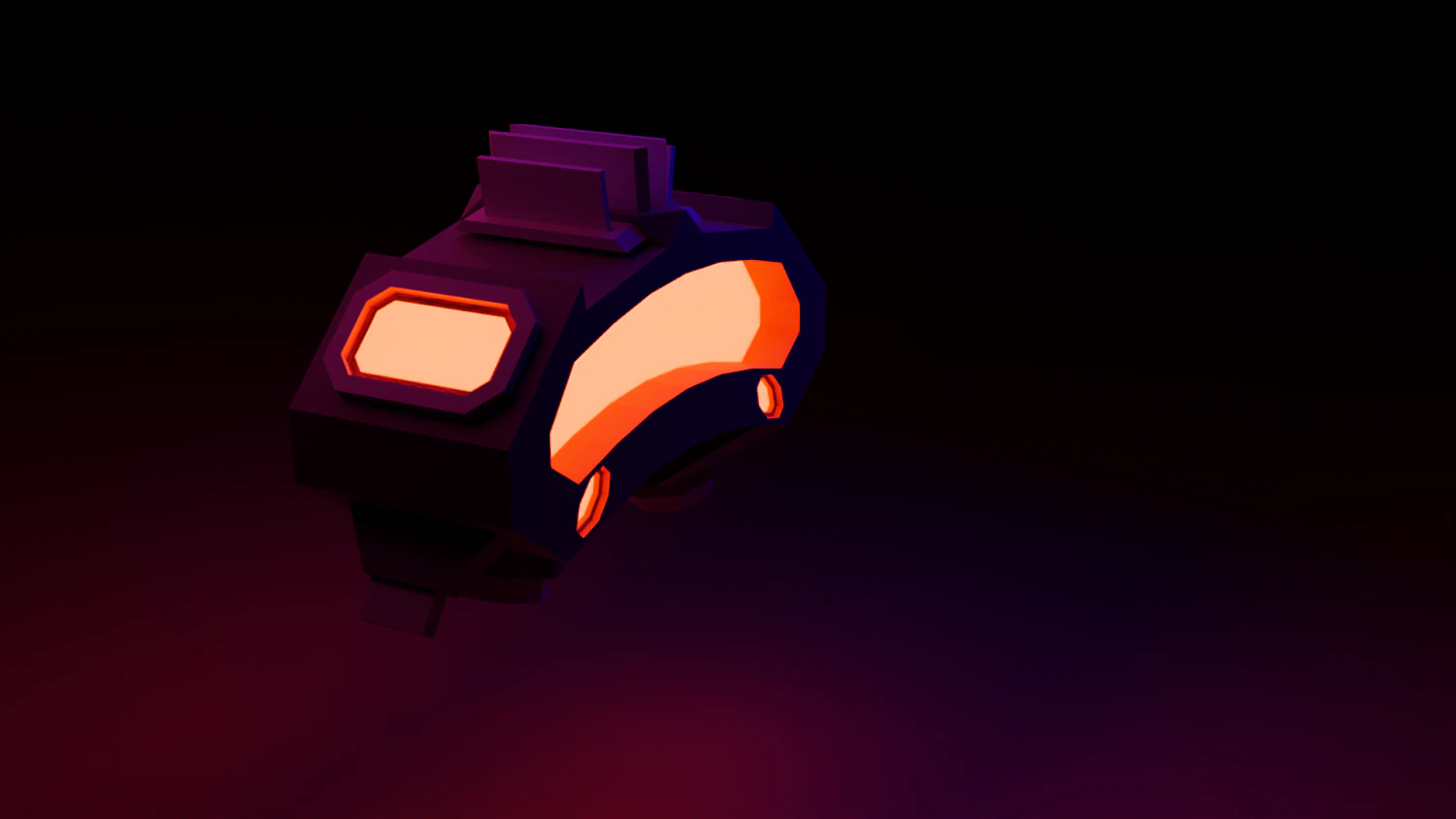 Sci-Fi dron 3D Model .c4d .max .obj .3ds .fbx .stl .blend 