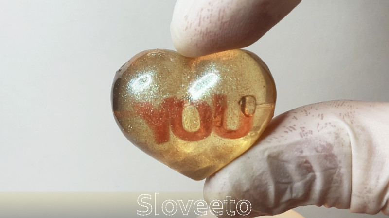 LOVE YOU TRANSPARENT HEART FIGURINE WITH INNER YOU INSCRIPTION - PERFECT FOR VALENTINES DAY 3D Baskı Modeli .c4d .max .obj .3ds .fbx .stl .blend 
