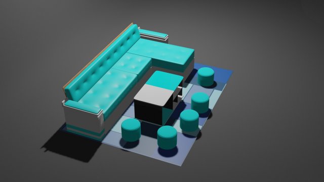 Sofa 3D Model .c4d .max .obj .3ds .fbx .stl .blend 
