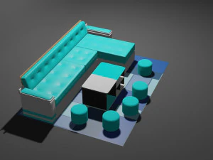 Sofá Modelo 3D