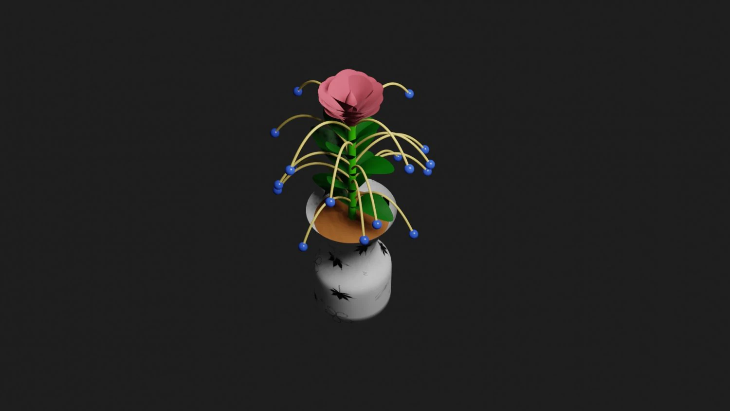 Bouquet 3D Model .c4d .max .obj .3ds .fbx .stl .blend 