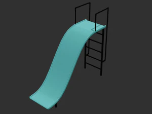 遊び場の滑り台 3Dモデル