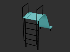Play ground slide 3D Model