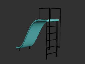 Play ground slide 3D Model