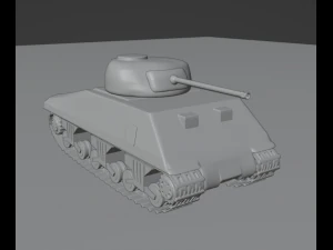 Tangki gratis Model 3D