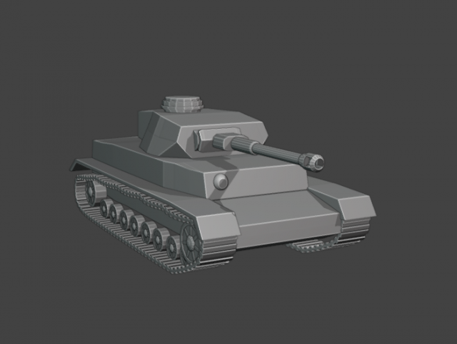 Tank Modelo 3D .c4d .max .obj .3ds .fbx .stl .blend 