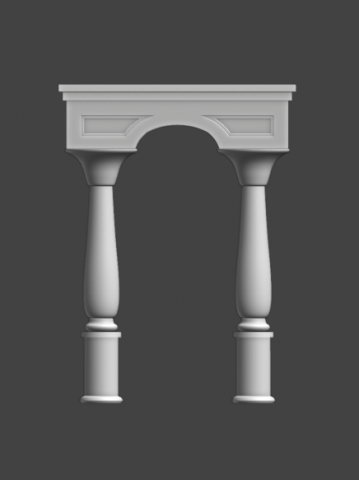 Arc Modèle 3D .c4d .max .obj .3ds .fbx .stl .blend 