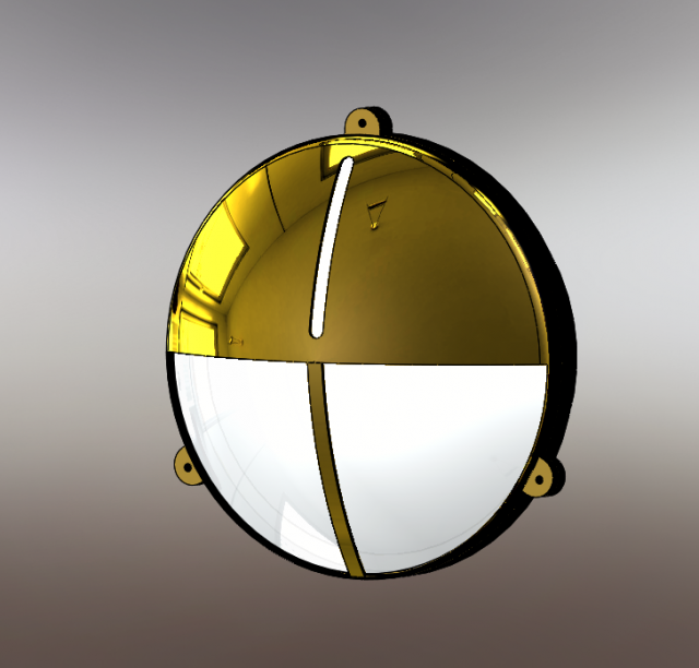 Navy Wall Light 3D 模型 .c4d .max .obj .3ds .fbx .stl .blend