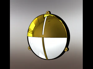 Navy Wall Light 3D Model