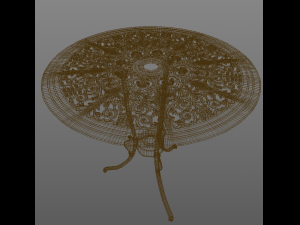 Cast Iron Bistro Table 3D 模型