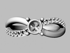 4mm Engagement Ring 3D Принт Модель