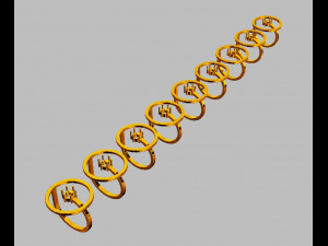 5mm Stone Modern Ring 3D printmodel