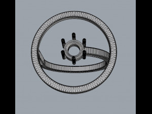 5mm Stone Modern Ring 3D printmodel