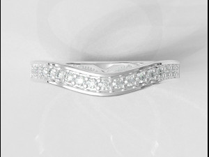Half Diamond Band 3D-printmodel