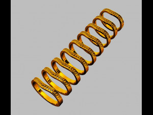 Half Diamond Band 3D-printmodel