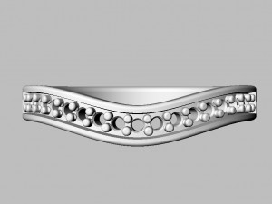 Half Diamond Band 3D-printmodel