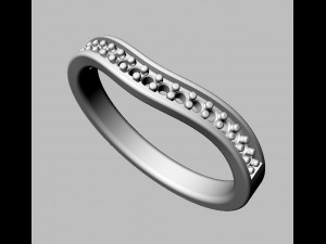 Half Diamond Band 3D-printmodel