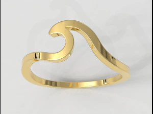 Cincin Gelombang Model Cetak 3D