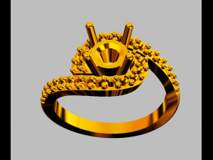 5mm Engagement Ring 3D प्रिंट मॉडल