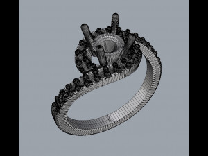 5mm Engagement Ring 3D प्रिंट मॉडल