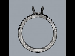 5mm Engagement Ring 3D प्रिंट मॉडल