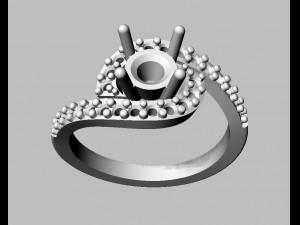 5mm Engagement Ring 3D प्रिंट मॉडल