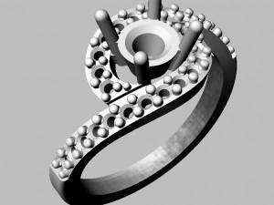 Обручальное кольцо 5 мм 3D Принт Модель