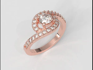 Обручальное кольцо 5 мм 3D Принт Модель