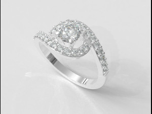 5mm Engagement Ring 3D प्रिंट मॉडल