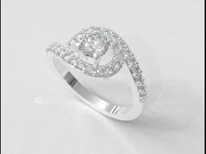 Обручальное кольцо 5 мм 3D Принт Модель