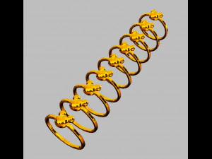 Disney Mickey Ring 3D Print Model