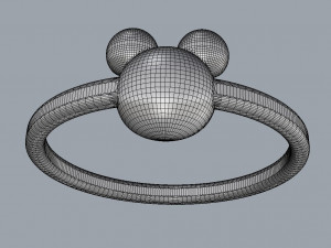 Disney Mickey Ring 3D Принт Модель